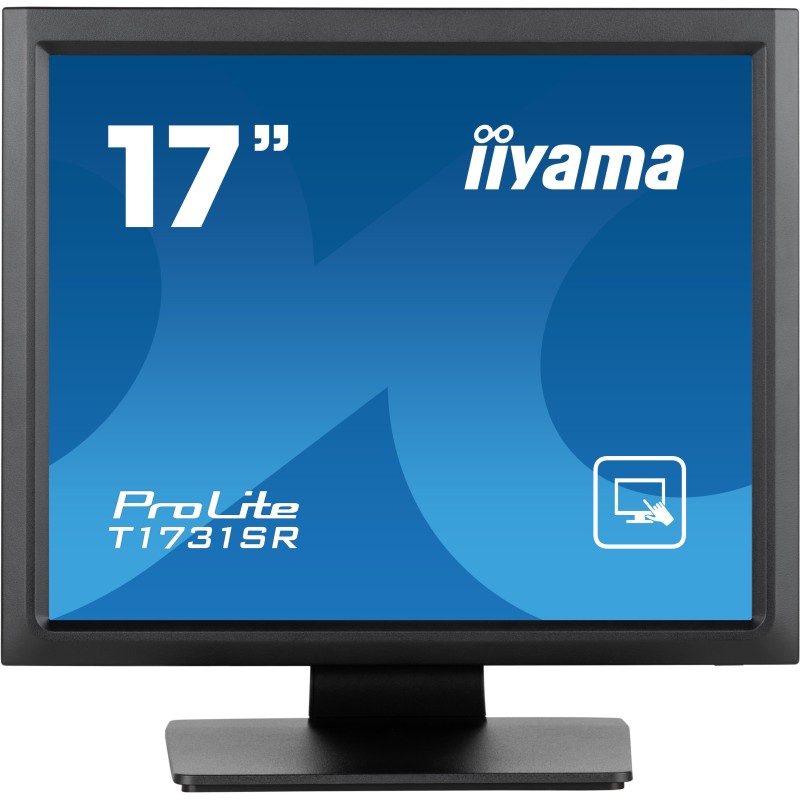 Image of iiyama ProLite T1731SR-B1S Monitor PC 43,2 cm (17") 1280 x 1024 Pixel SXGA LCD Touch screen Nero