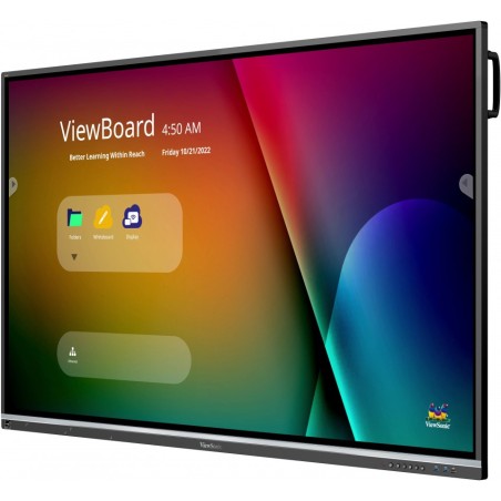 Viewsonic IFP7550-5 interactief whiteboard 190,5 cm (75") 3840 x 2160 Pixels Touchscreen Zwart HDMI