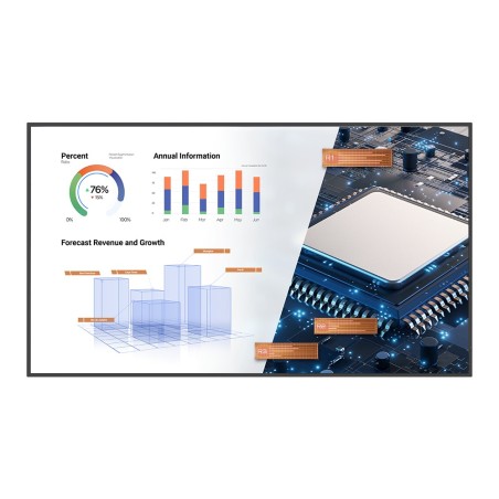 BenQ ST7502S Pantalla plana para señalización digital 190,5 cm (75") LCD 400 cd   m² 4K Ultra HD Negro Procesador incorporado