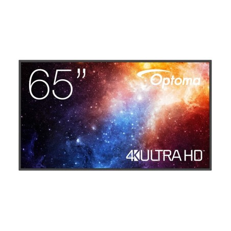 Optoma N3651K Pantalla plana para señalización digital 165,1 cm (65") LED Wifi 450 cd   m² 4K Ultra HD Negro Android 11 24 7