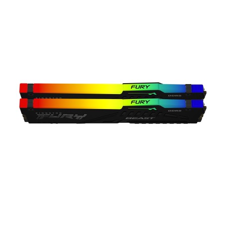Kingston Technology FURY Beast 64 GB 6000 MT s DDR5 CL40 DIMM (2er-Kit) RGB XMP
