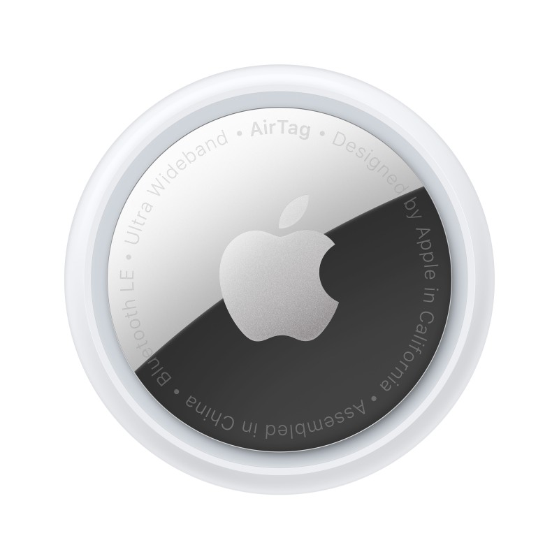Apple AirTag Articolo Cercatore Argento, Bianco
