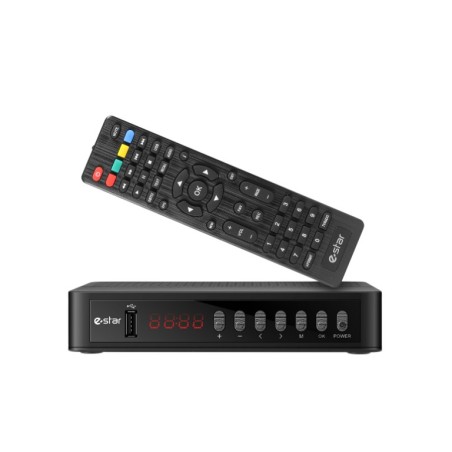 eSTAR T2 618 UHD set-top box TV Terrestre Full HD Nero