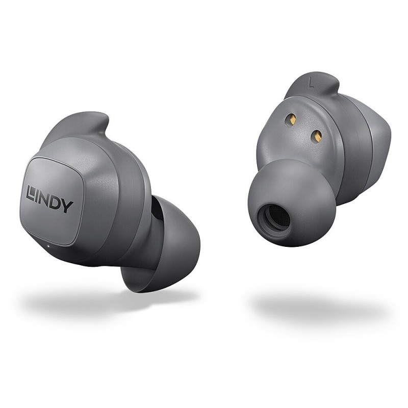 Lindy LE400W Auricolare True Wireless Stereo (TWS) In-ear Auto Bluetooth Grigio