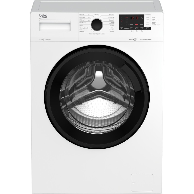 Image of Beko WUV8612WPBSE lavatrice Caricamento frontale 8 kg 1200 Giri/min Bianco