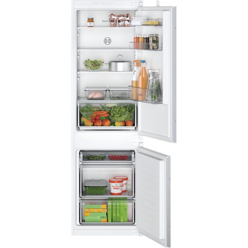Image of Bosch Serie 2 KIV86NSE0 frigorifero con congelatore Da incasso 267 L E Bianco