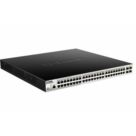 D-Link DGS-1210-52MP ME E netwerk-switch Managed L2+ Gigabit Ethernet (10 100 1000) 1U Zwart, Grijs