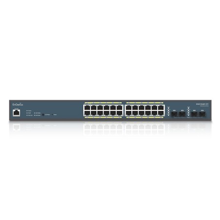 EnGenius EWS7928P-FIT Netzwerk-Switch Managed L2 L3 Gigabit Ethernet (10 100 1000) Power over Ethernet (PoE) Grau