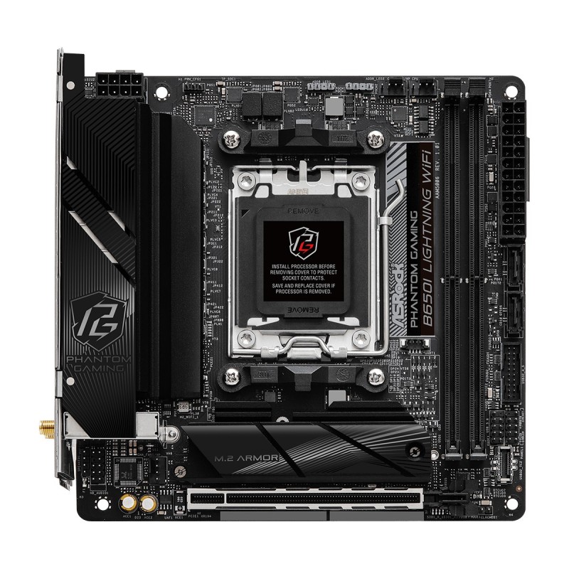 Asrock B650I Lightning WiFi AMD B650 Presa di corrente AM5 mini ITX