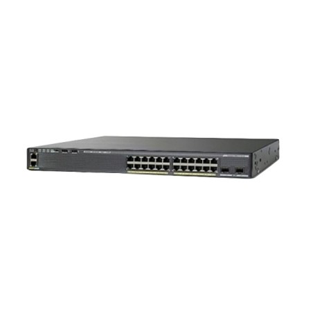 Cisco Catalyst WS-C2960XR-24TS-I netwerk-switch Managed L2 Gigabit Ethernet (10 100 1000) Zwart