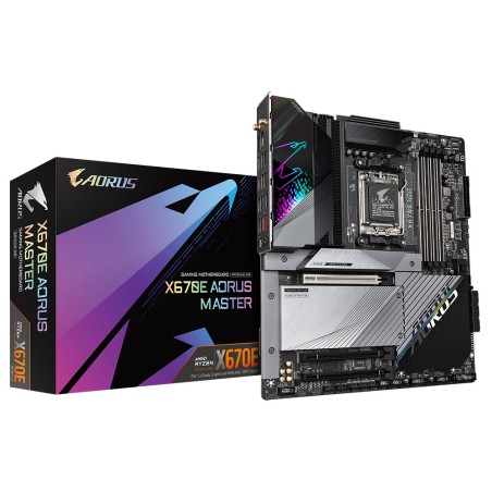 Gigabyte X670E AORUS MASTER placa base AMD X670 Zócalo AM5 ATX