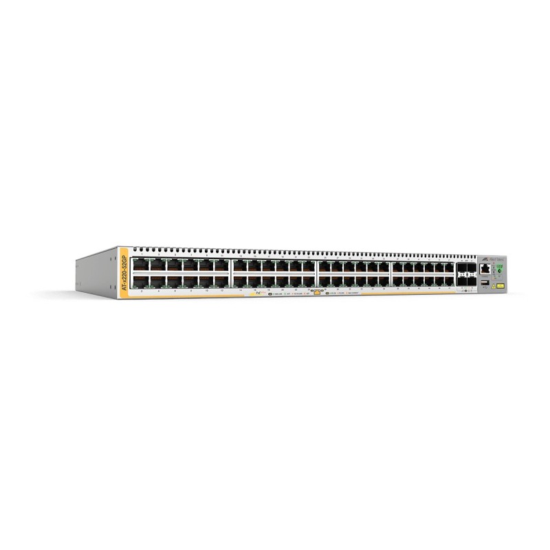 Image of Allied Telesis AT-x220-52GP-50 Gestito L3 Gigabit Ethernet (10/100/1000) Supporto Power over Ethernet (PoE) 1U Grigio