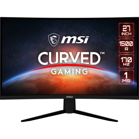MSI G273CQ monitor de ecrã 68,6 cm (27") 2560 x 1440 pixels Full HD Preto