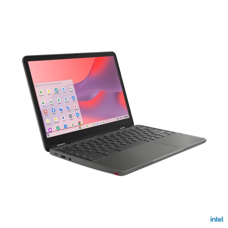 Lenovo 500e Yoga Chromebook Intel® N N200 31 cm (12.2") Touch screen WUXGA 8 GB LPDDR5-SDRAM 128 GB eMMC Wi-Fi 6E (802.11ax)