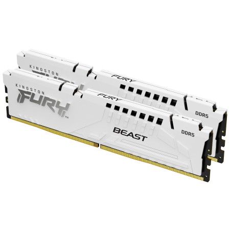 Kingston Technology FURY Beast 32GB 5200MT s DDR5 CL40 DIMM (set van 2) White XMP