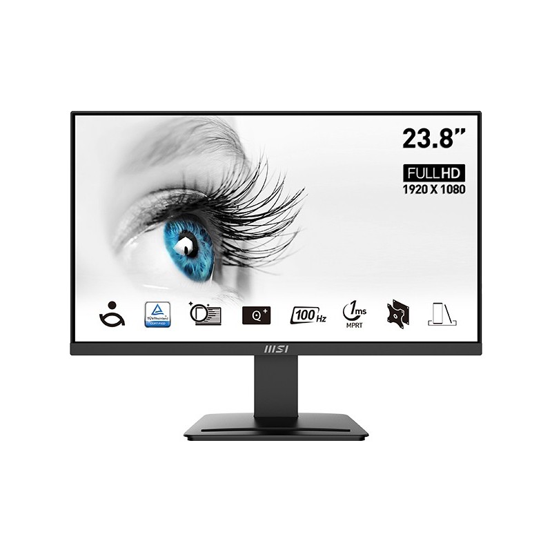 Image of MSI Pro MP2412 Monitor PC 60,5 cm (23.8") 1920 x 1080 Pixel Full HD LCD Nero