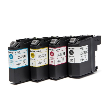 Brother LC223VALBP inktcartridge 4 stuk(s) Origineel Zwart, Cyaan, Magenta, Geel