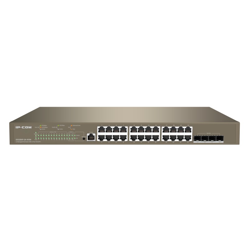 IP-COM Networks G5328XP-24-410W switch di rete Gestito L3 Gigabit Ethernet (10/100/1000) Supporto Power over Ethernet (PoE)