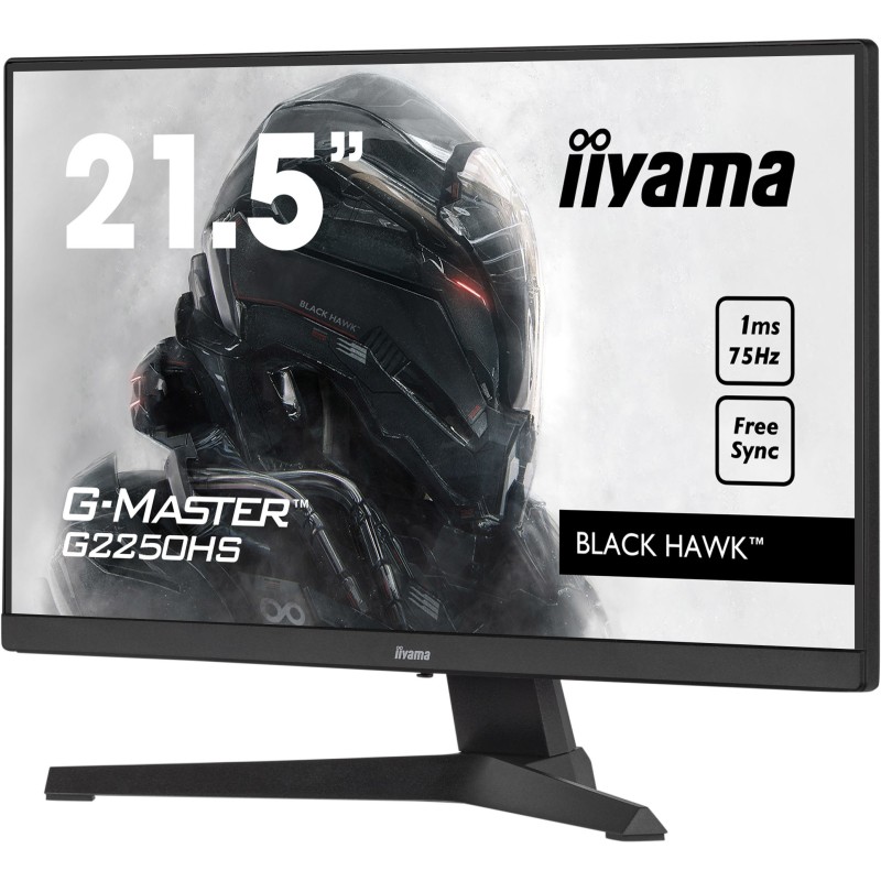 Image of iiyama G-MASTER G2250HS-B1 Monitor PC 54,6 cm (21.5") 1920 x 1080 Pixel Full HD LED Nero