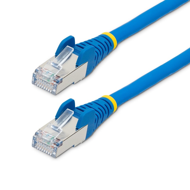 Image of StarTech.com Cavo Ethernet CAT 6a - 3m - Blu - Cavo di rete LAN Low Smoke Zero Halogen (LSZH) - 10GbE 500MHz 100W PoE++ -