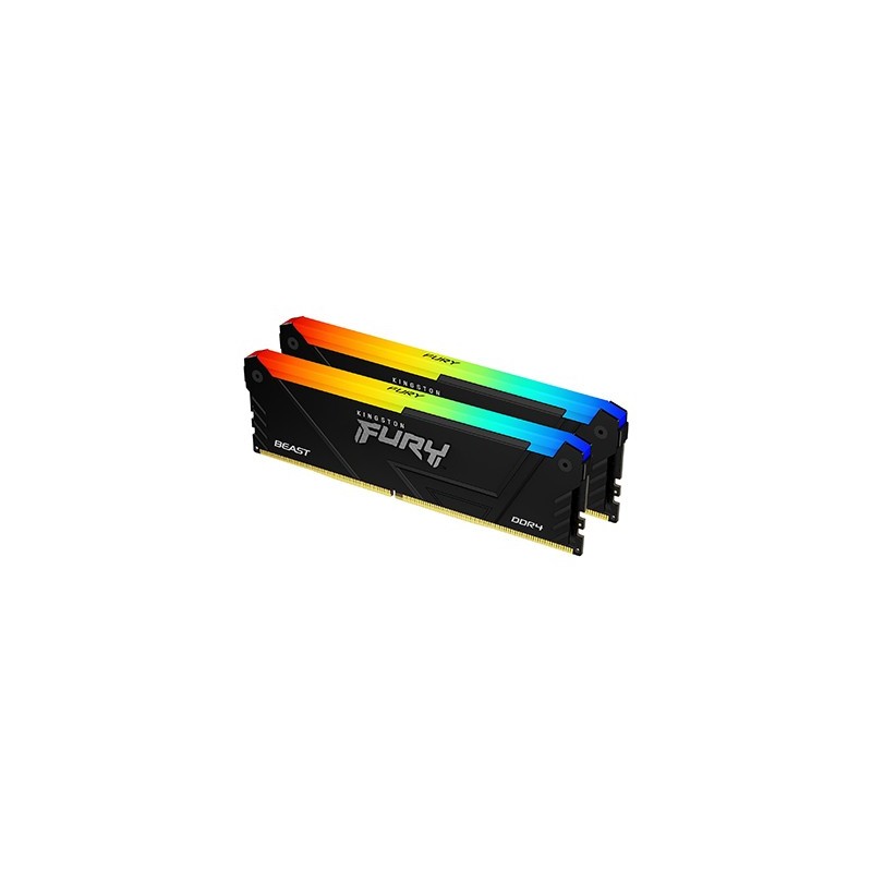 Image of Kingston Technology FURY 32GB 2666MT/s DDR4 CL16 DIMM (Kit da 2) Beast RGB