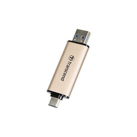 Transcend JetFlash 930C unidade de memória USB 128 GB USB Type-A   USB Type-C 3.2 Gen 1 (3.1 Gen 1) Dourado