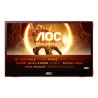 AOC 16G3 TV-Gerät Monitor tragbar Tragbarer Monitor Schwarz, Rot 39,6 cm (15.6") TFT 1920 x 1080 Pixel
