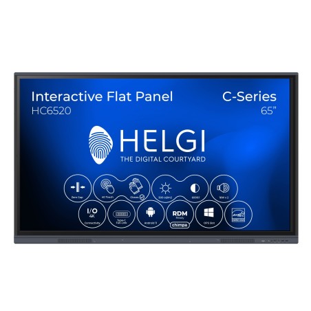 HELGI Monitor Interattivo 65" C Series Wi-Fi RDM-Ready