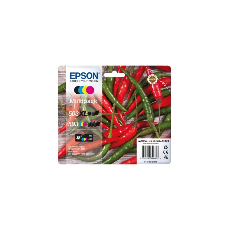 Image of Epson C13T09R94010 cartuccia Inkjet 4 pz Originale Resa elevata (XL) Nero, Ciano, Magenta, Giallo
