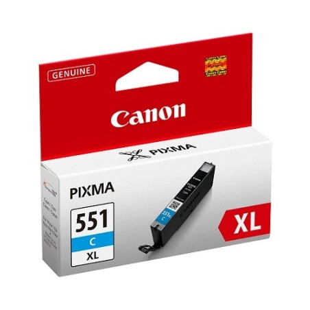 Canon CLI-551XL C w sec inktcartridge 1 stuk(s) Origineel Hoog (XL) rendement Foto cyaan