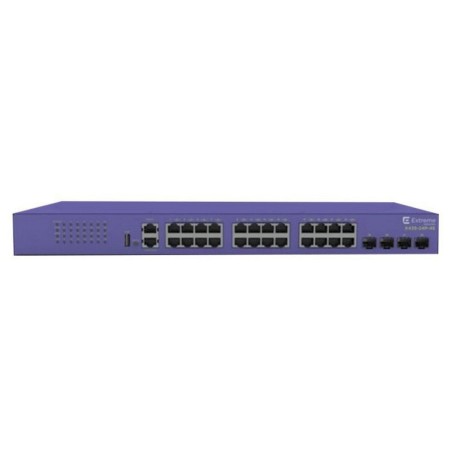 Extreme networks ExtremeSwitching X435 Managed Gigabit Ethernet (10 100 1000) Power over Ethernet (PoE) Violett