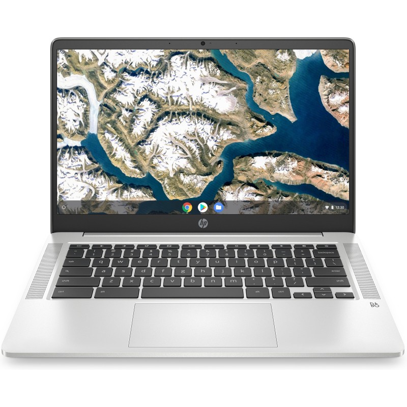 Image of HP Chromebook 14a-na0071nl Intel® Celeron® N4120 35,6 cm (14") Full HD 4 GB LPDDR4-SDRAM 64 GB eMMC Wi-Fi 5 (802.11ac) ChromeOS