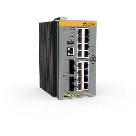 Allied Telesis AT-IE340-20GP-80 Gestito L3 Gigabit Ethernet (10 100 1000) Supporto Power over Ethernet (PoE) Grigio