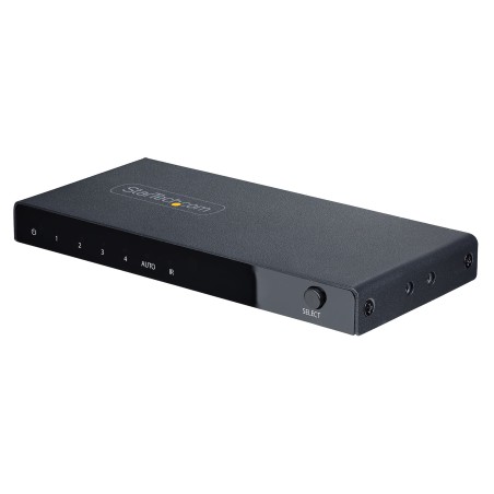 StarTech.com Switch HDMI 8K a 4 porte - Switcher HDMI 2.1 4K 120Hz HDR10+, 8K 60Hz UHD, Commutatore HDMI 4 In 1 - Commutazione