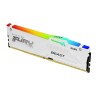 Kingston Technology FURY Beast 32 Go 6000 MT s DDR5 CL40 DIMM White RGB XMP