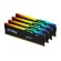 Kingston Technology FURY Beast 128 GB 5600 MT s DDR5 CL40 DIMM (Kit da 4 moduli) RGB XMP