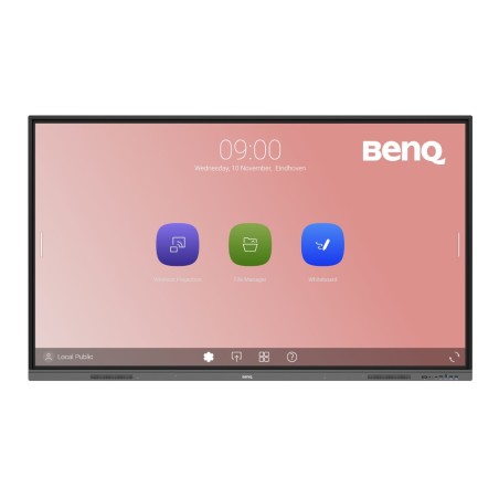 BenQ RE8603 Pannello piatto interattivo 2,18 m (86") LED 400 cd m² 4K Ultra HD Nero Touch screen Processore integrato Android