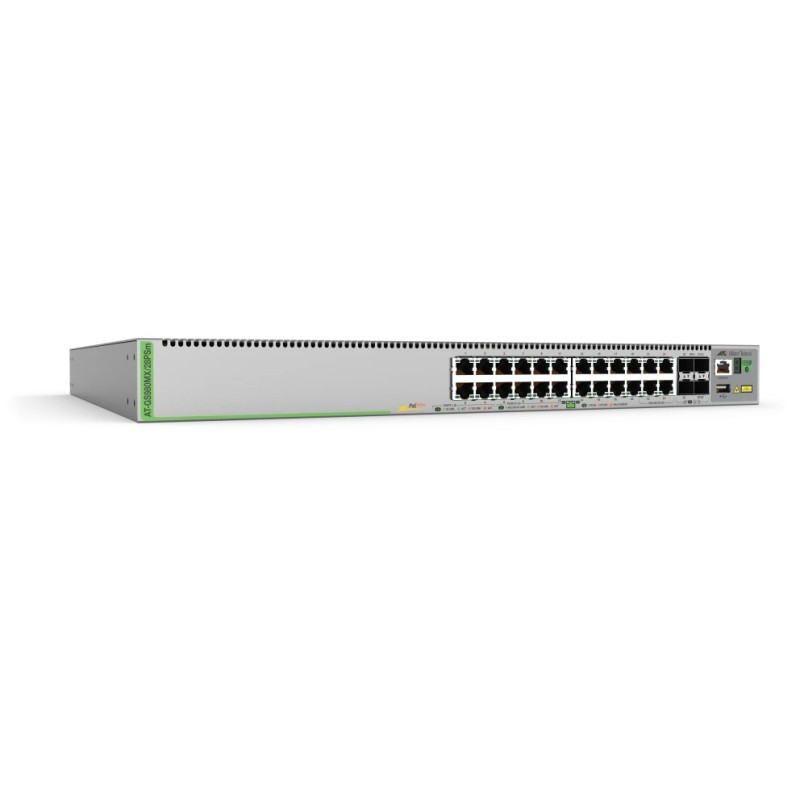 Image of Allied Telesis AT-GS980MX/28PSM-50 switch di rete Gestito L3 Gigabit Ethernet (10/100/1000) Supporto Power over Ethernet (PoE)