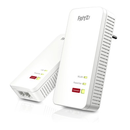 FRITZ!Powerline 1240 AX WLAN Set 1200 Mbit s Collegamento ethernet LAN Wi-Fi Bianco 2 pz