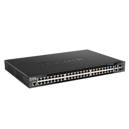 D-Link DGS-1520-52MP switch Gestionado L3 Gigabit Ethernet (10 100 1000) Energía sobre Ethernet (PoE) 1U Negro