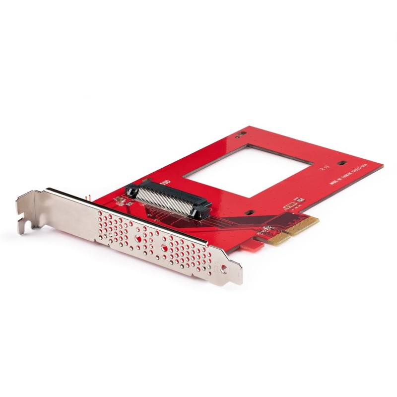 Image of StarTech.com Scheda adattatore da U.3 a PCIe, adattatore PCIe 4.0 x4 per SSD U.3 NVMe da 2,5", scheda aggiuntiva PCI Express