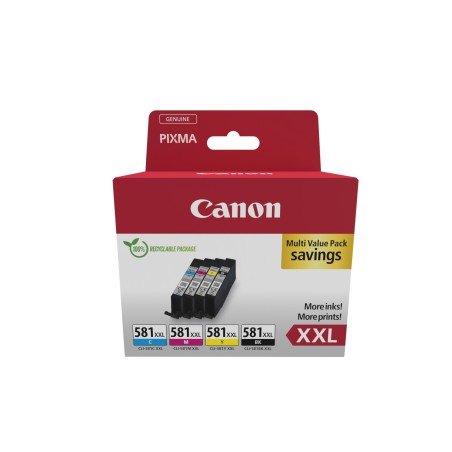 Canon 1998C007 inktcartridge 4 stuk(s) Origineel Zwart, Cyaan, Magenta, Geel