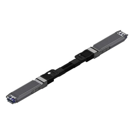 Nvidia MCP4Y10-N00A-FLT Cable de fibra óptica e InfiniBand 0,5 m OSFP Negro