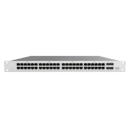 Cisco Meraki MS125-48 Géré L2 Gigabit Ethernet (10 100 1000) Connexion Ethernet, supportant l'alimentation via ce port (PoE) 1U