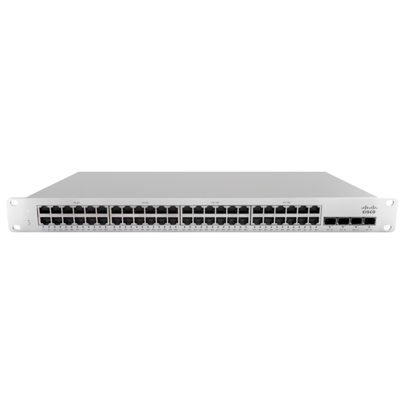 Cisco MS210-48LP-HW switch di rete Gestito L3 Gigabit Ethernet (10/100/1000) Supporto Power over Ethernet (PoE) 1U Argento