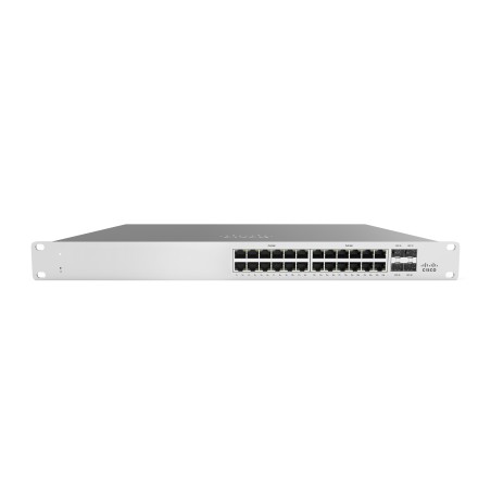 Cisco Meraki MS120-24P Managed L2 Gigabit Ethernet (10 100 1000) Power over Ethernet (PoE) 1U Grijs
