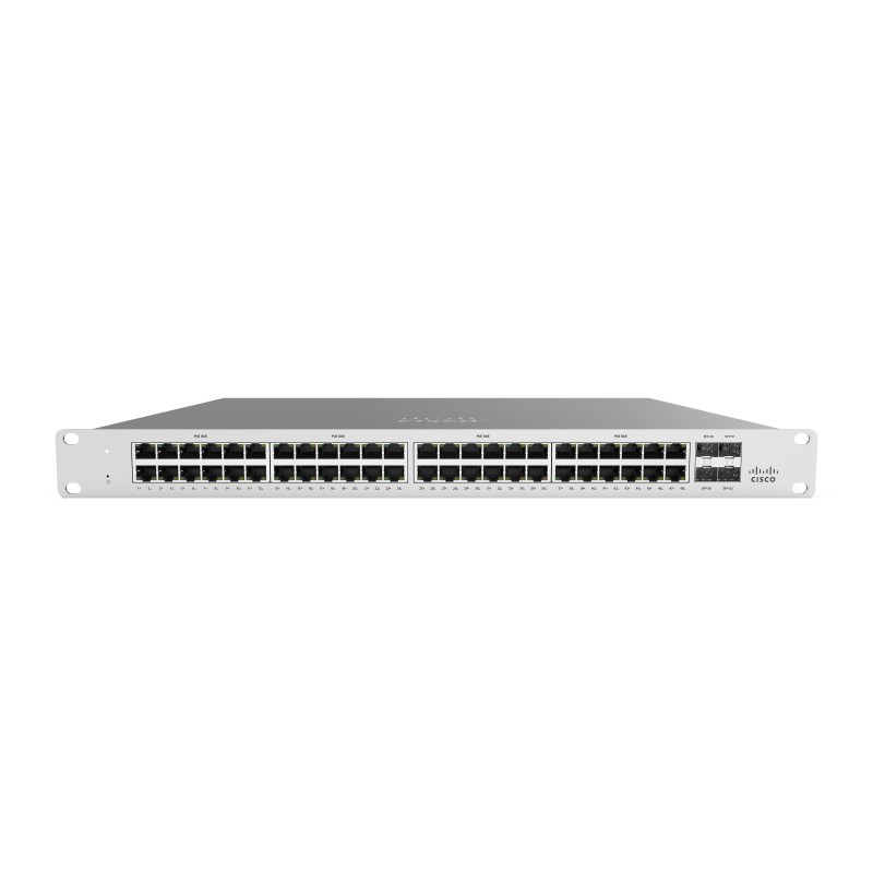 Cisco Meraki MS120-48FP Gestito L2 Gigabit Ethernet (10/100/1000) Supporto Power over Ethernet (PoE) 1U Grigio