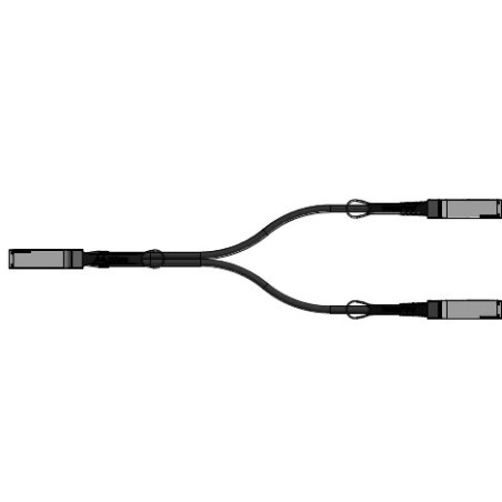 Nvidia MCA7J50-H004R Cable de fibra óptica e InfiniBand 4 m QSFP56 2xQSFP56 Negro