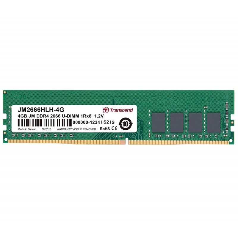 Transcend JM2666HLH-4G memoria 4 GB 1 x 4 GB DDR4 2666 MHz