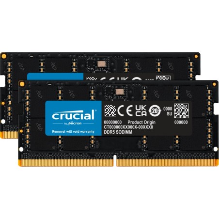 Crucial CT2K32G52C42S5 geheugenmodule 64 GB 2 x 32 GB DDR5 5200 MHz ECC